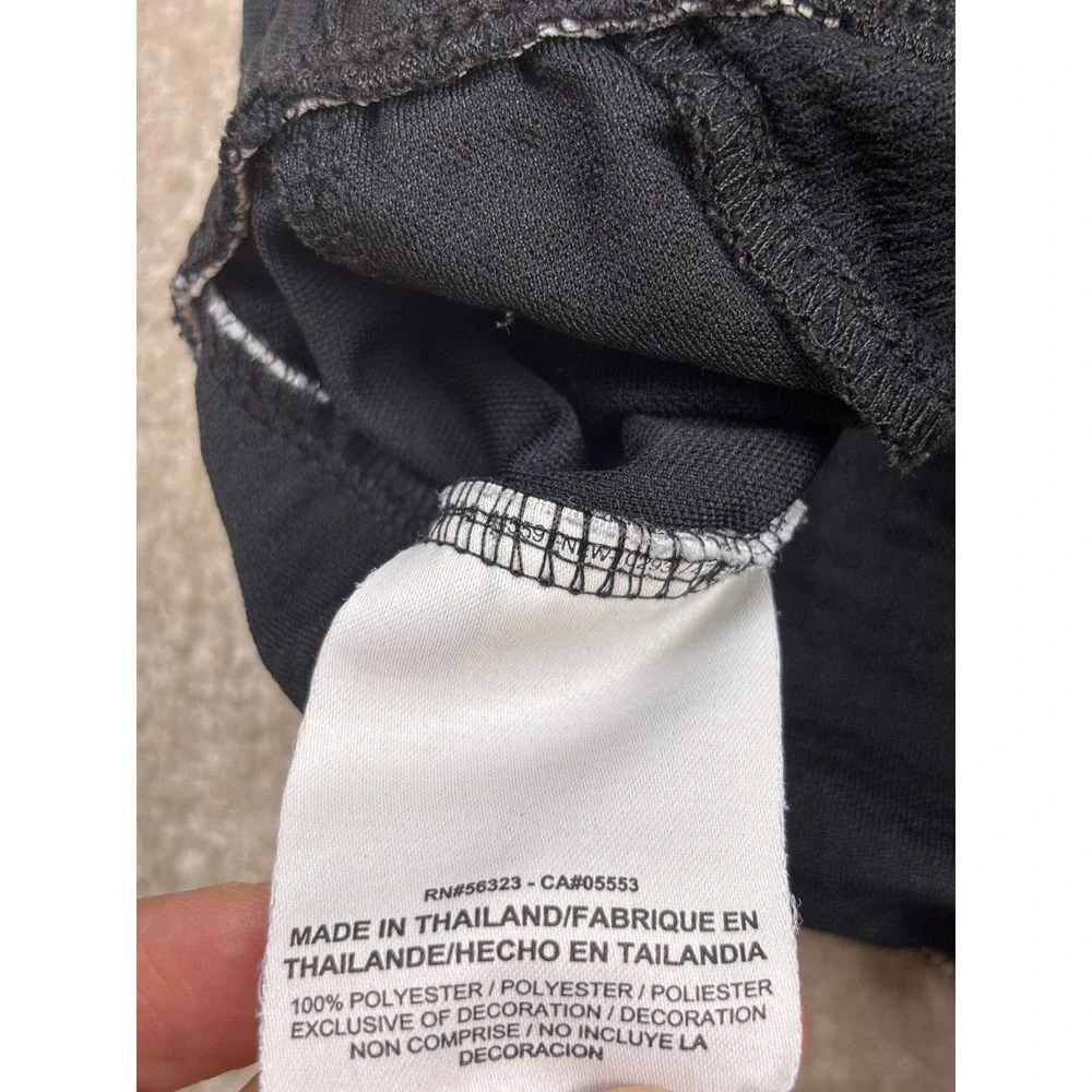 Nike Mens XL Black Mesh Athletic Basketball Shorts Side Stripe Drawstring